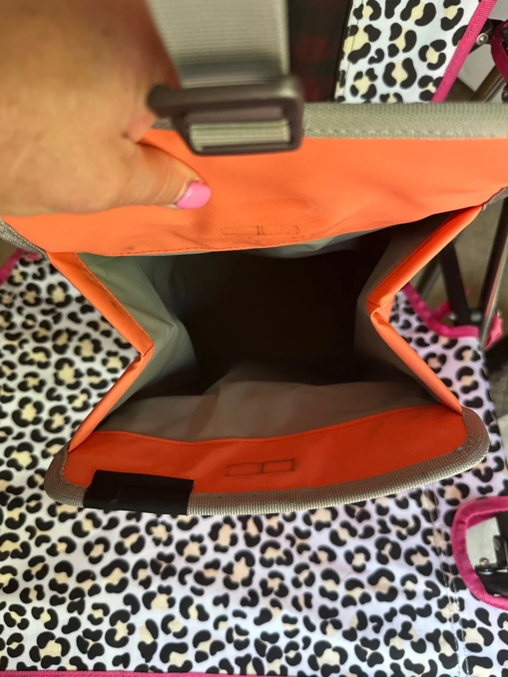 Yeti Orange Cooler Bag with Gray Trim - Picture 2 of 6